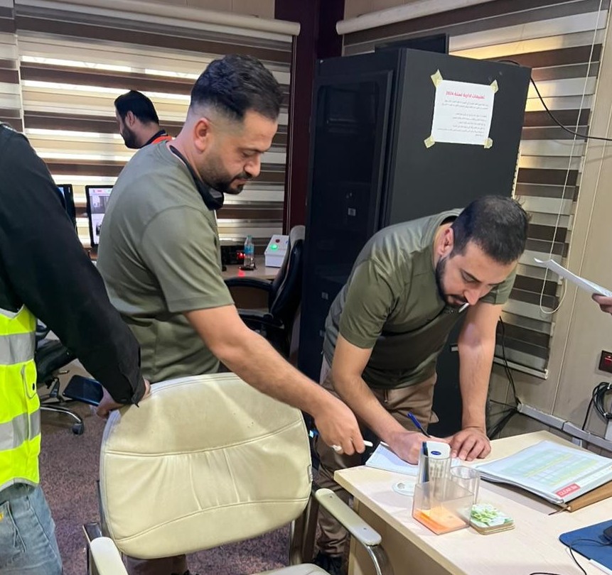 White Diamond team and operations in Baghdad, Iraq